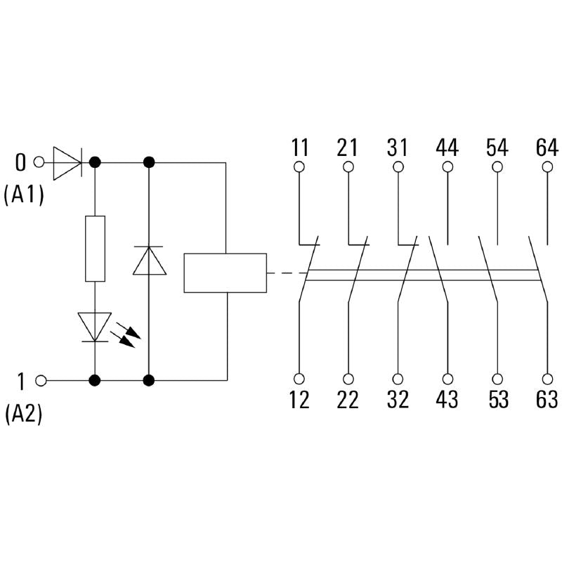 2759100000 - 24V DC Relay Module with 6A, 3NO/3NC Contacts