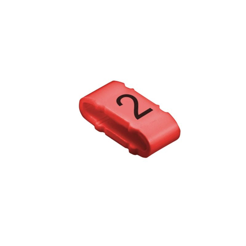 1733651509 - Red Soft PVC Cable Markers, 10-317mm, RoHS Compliant  (Pack of 100)