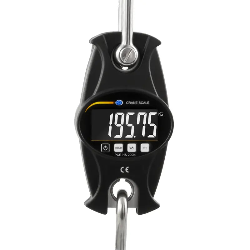 PCE-HS 200N - 200kg LCD Crane Scale with ISO Certificate, Metal Housing