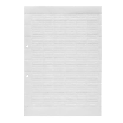 1607720000 - 240 White Paper Terminal Markers, 30x6.3 mm, ROHS Compliant  (Pack of 10)
