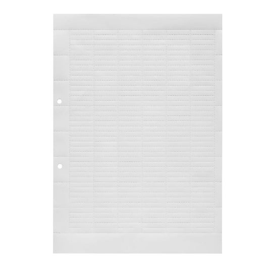 1607720000 - 240 White Paper Terminal Markers, 30x6.3 mm, ROHS Compliant  (Pack of 10)