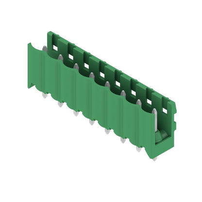 1647850000 - 5.00mm Male Header PCB Connector, 8 Poles, Green  (Pack of 50)