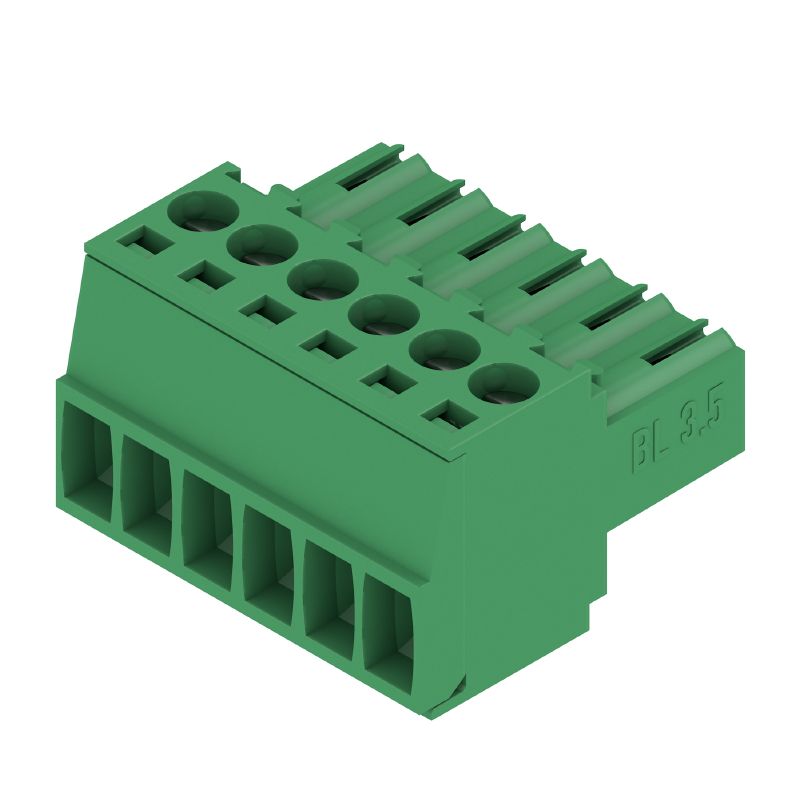 1599430000 - 3.50mm 6-Pole Female PCB Connector, 180° Clamping  (Pack of 84)