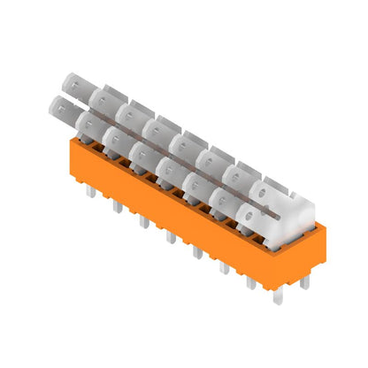 9511850000 - 5.00mm PCB Terminals, 8 Poles, 135° Angle, Tinned Pins  (Pack of 50)