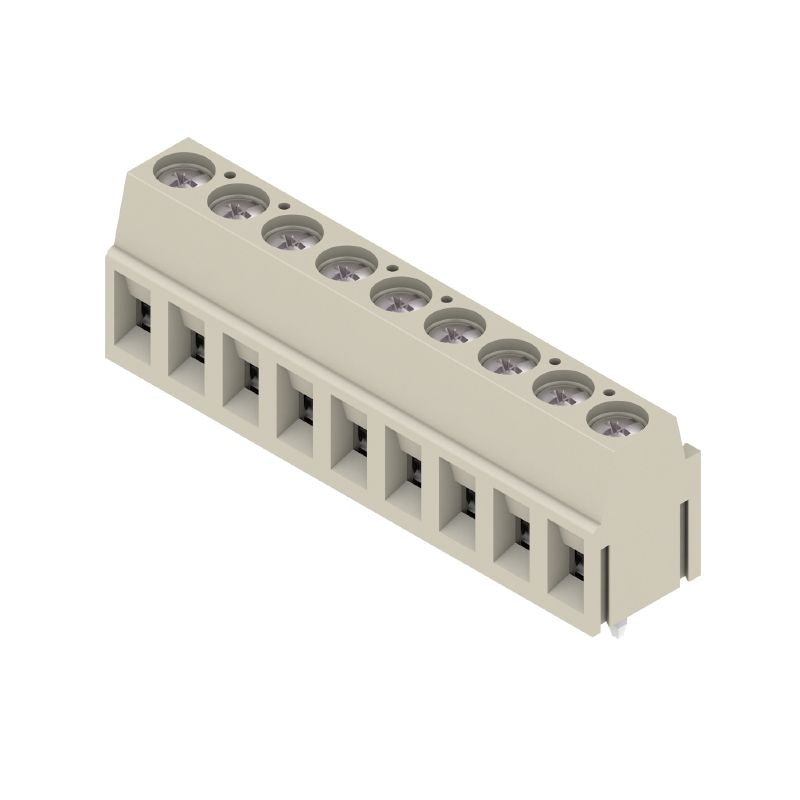 1913200000 - 5mm Pitch PCB Terminals, 9 Poles, Pebble Grey, 3.5mm Pins  (Pack of 50)