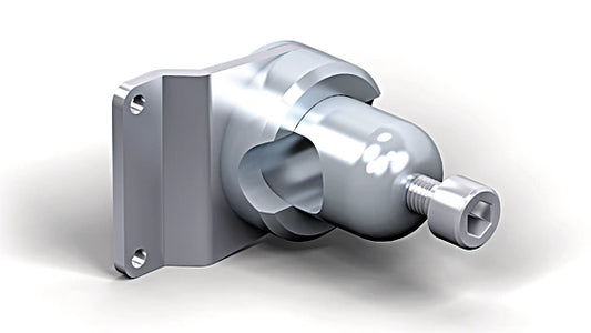 WKS12AL - Adjustable 360° Aluminum Mount for 32 × 16/22 × 12 mm Sensors