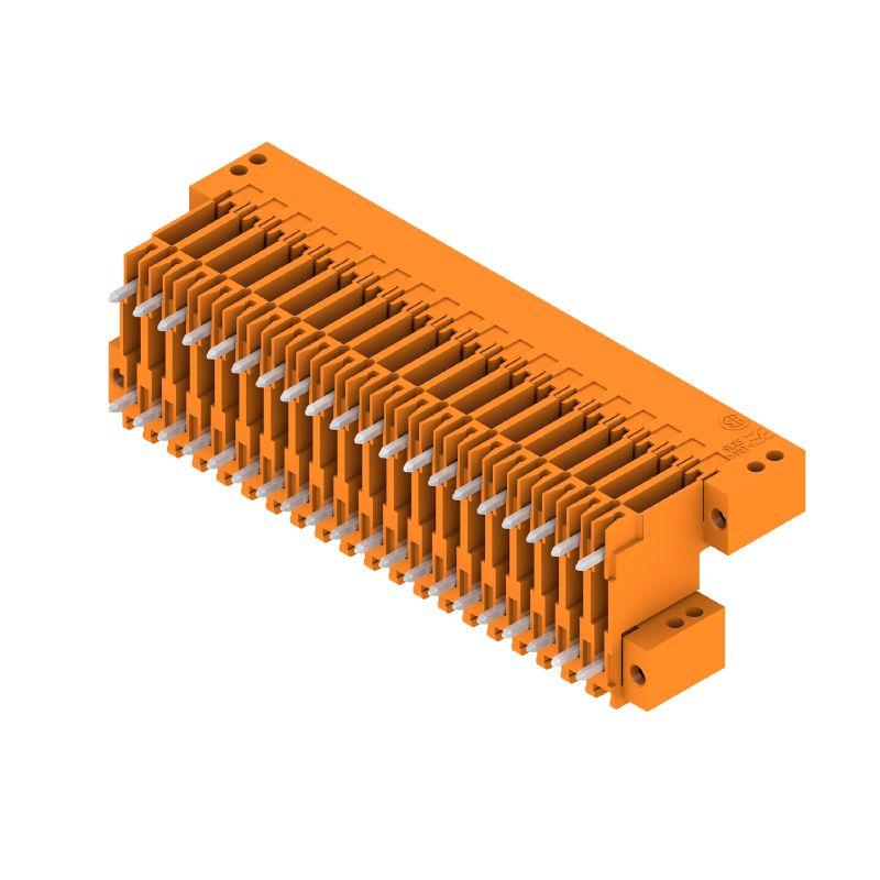 1641330000 - 3.50mm Male PCB Connector, 40 Poles, THT Solder, Orange  (Pack of 10)