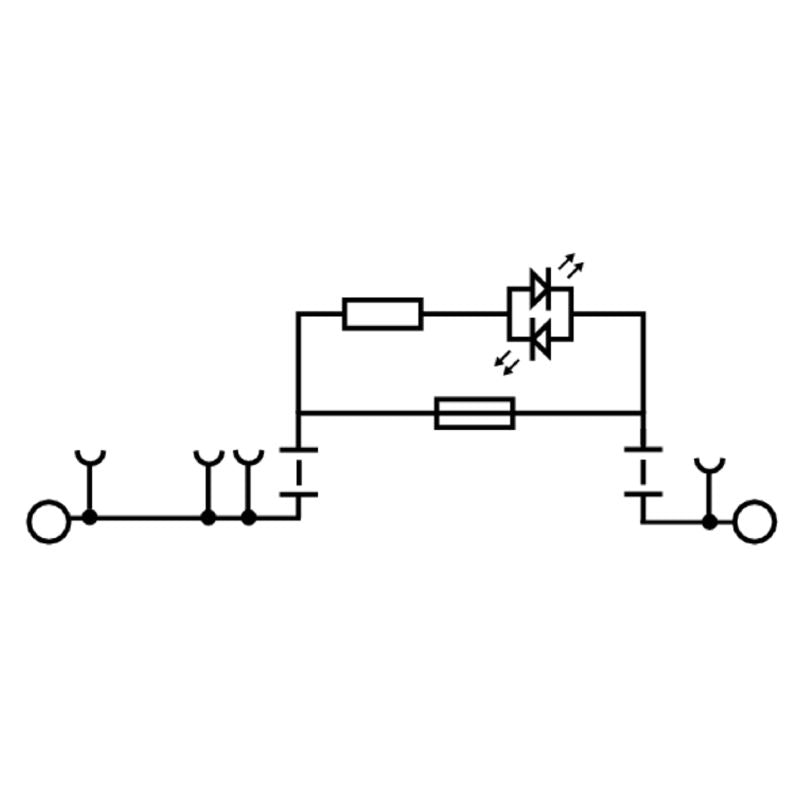 2466600000 - Black 24V Fuse Terminal, Push-In 2.5 mm² Connections  (Pack of 50)