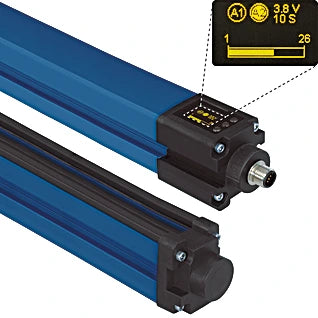 OSEI102Z0103 - User-Friendly Light Curtain with Integrated Evaluation Unit