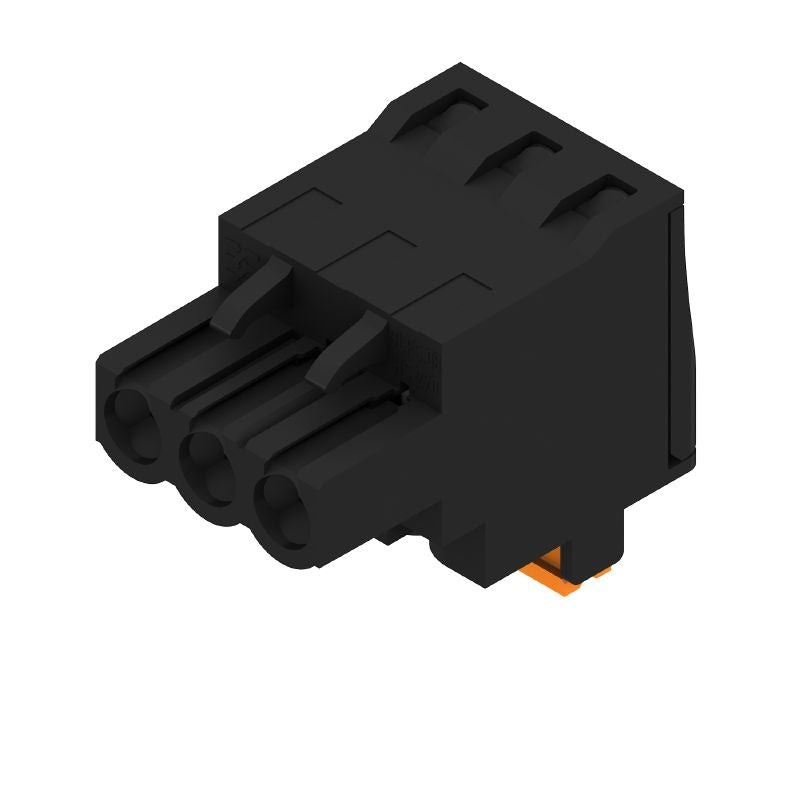 1990700000 - 5.08mm 3-Pole Female Connector with PUSH IN Mechanism  (Pack of 120)
