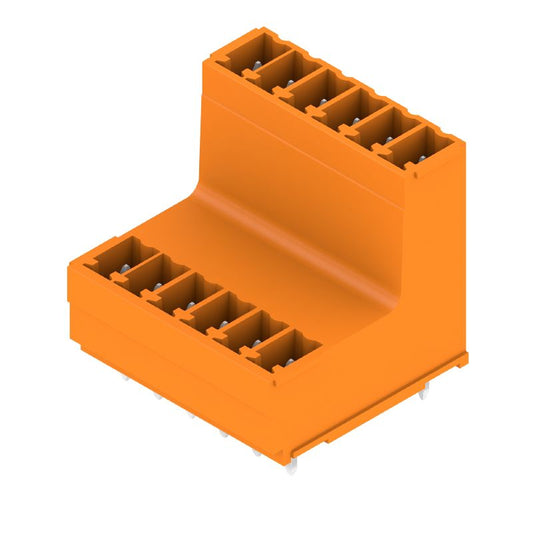 1034530000 - 3.81mm 12-Pole Orange PCB Connector with 180° Elbow  (Pack of 50)