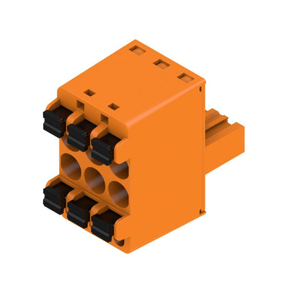 1001160000 - 5.08mm 3-Pole Female PCB Connector with 180° PUSH IN Mechanism  (Pack of 80)