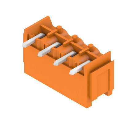 1148100000 - 5.08mm PCB Male Header Connector with 4 Poles, 90° Elbow  (Pack of 100)