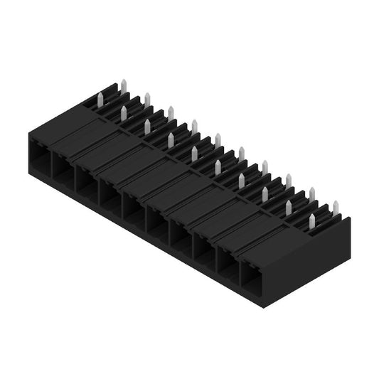 1931340000 - 10-Pole 7.62mm Black PCB Male Connector for THT Soldering  (Pack of 24)