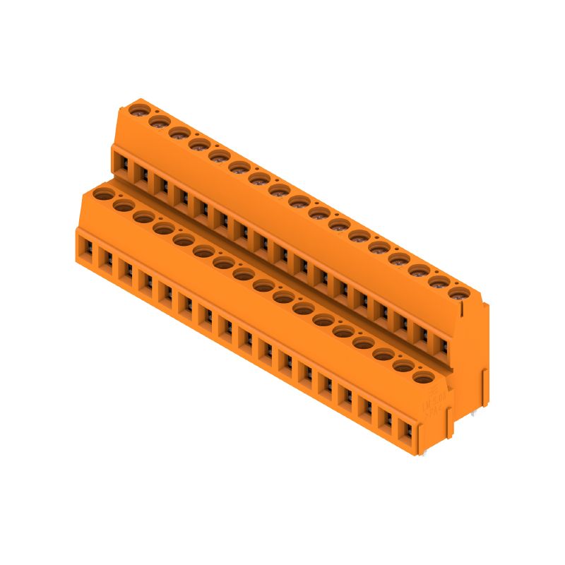 1769000000 - 5.08mm Pitch PCB Terminal with 34 Poles, Orange Tinning  (Pack of 12)