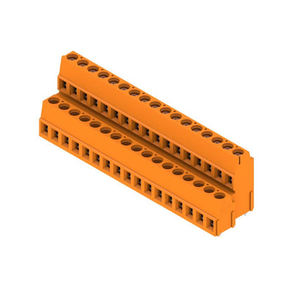 1769000000 - 5.08mm Pitch PCB Terminal with 34 Poles, Orange Tinning  (Pack of 12)