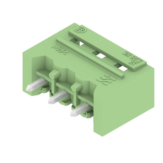 1397360000 - 3-Pole 5.08mm PCB Connector 180° Angle, Tinned Finish  (Pack of 100)