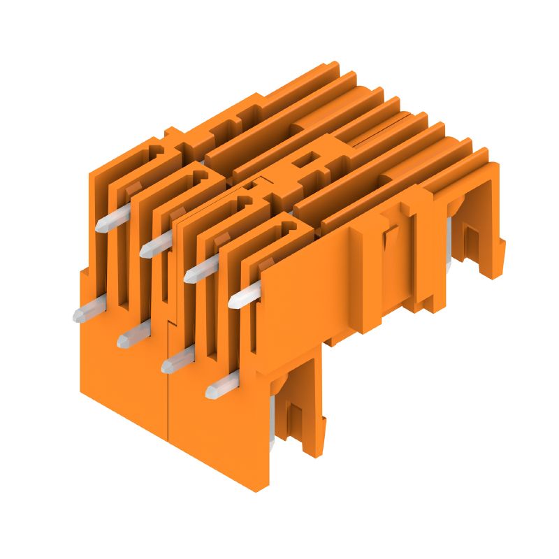 1725190000 - 8-Pole 5.08mm Male Header Connector with Orange Housing  (Pack of 50)