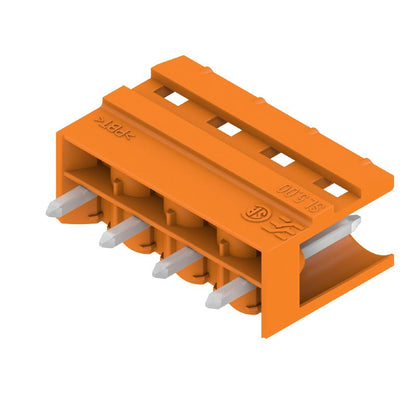 1581340000 - 5mm 4-Pole THT PCB Connector, 180° Angle, Tinned  (Pack of 100)