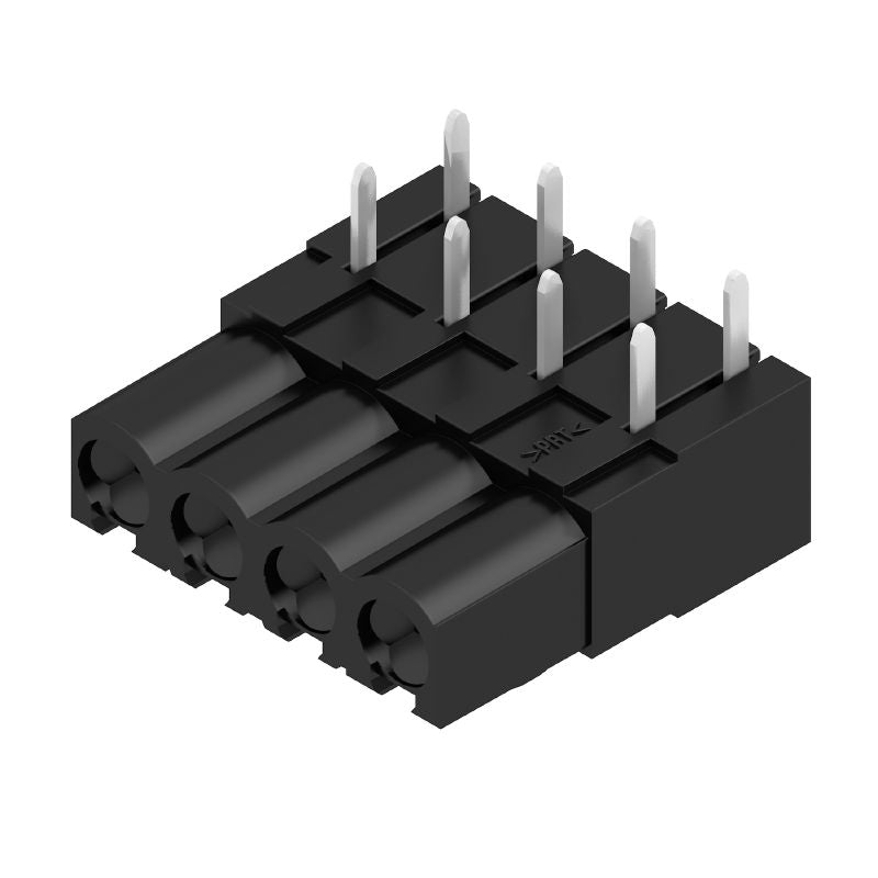 1646050000 - 5.08mm THT PCB Connector, 4 Poles, 90° Angle, Black  (Pack of 90)
