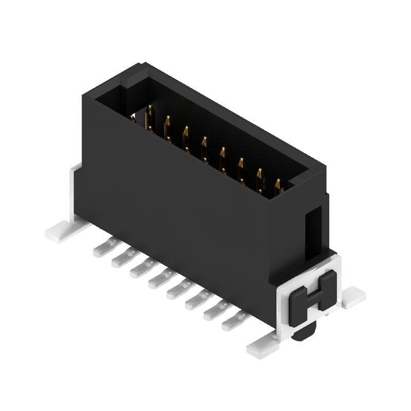 2747080000 - 16-Pole SMD PCB Connector, 1.27mm Pitch, 180° Elbow  (Pack of 280)