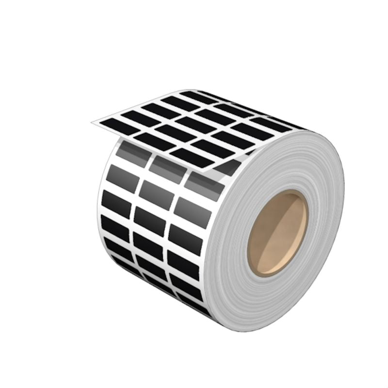 2005170000 - Black Self-Adhesive 8x20 mm Markers, RoHS Compliant  (Pack of 3000)