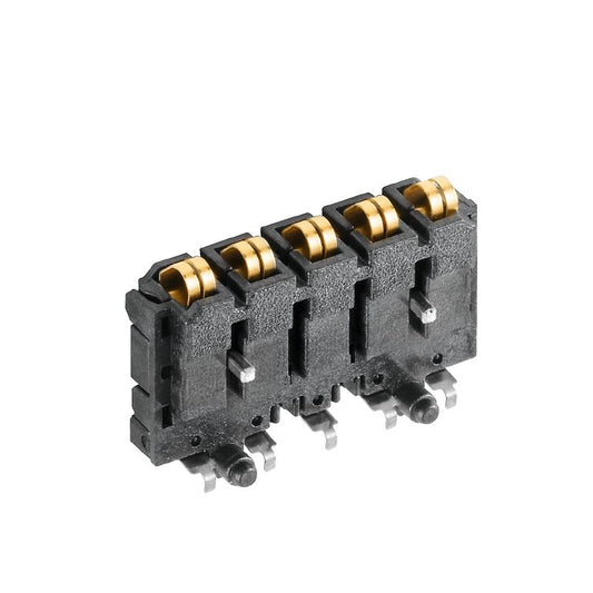 1155870000 - 5-Pole PCB Connector with 3.2mm Pins, Gold-Plated Finish  (Pack of 78)