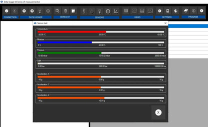 PCE-VDL 16I - Compact 3-Axis Accelerometer for Multi-Environment Monitoring