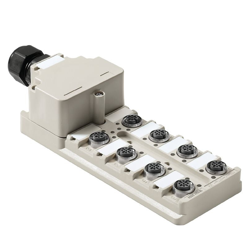 1760060000 - 3-Pole M12 IDC Connector Hood with LED Indicators