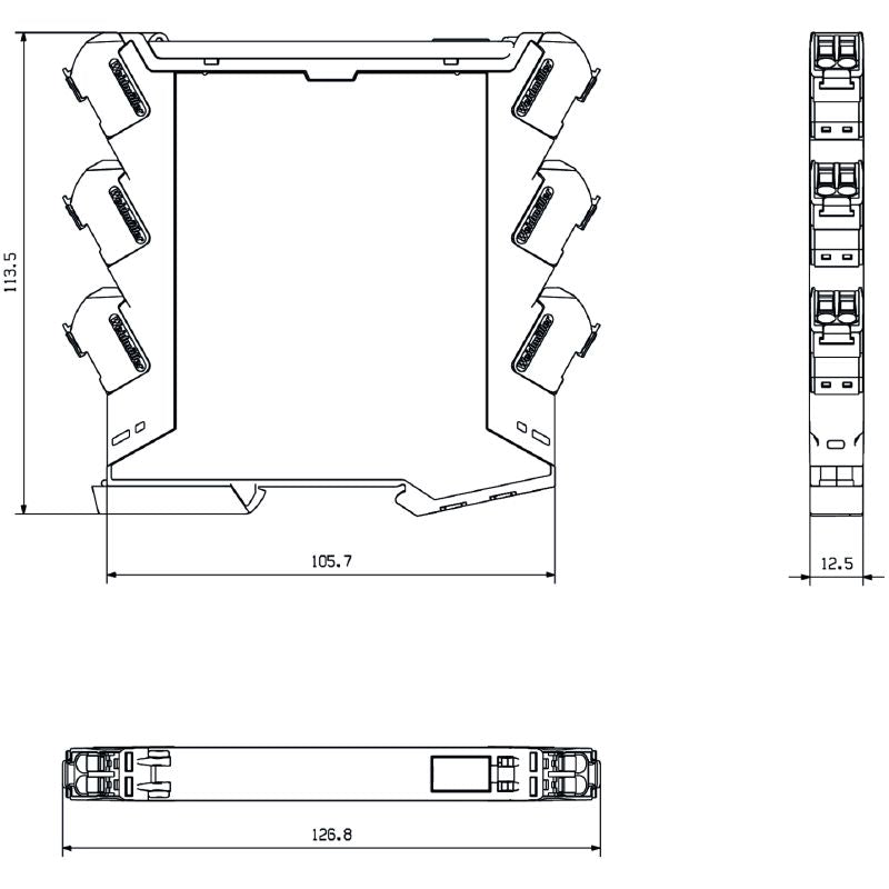 2489730000 - Dual-Channel DC Isolating Amplifier for Current Signals