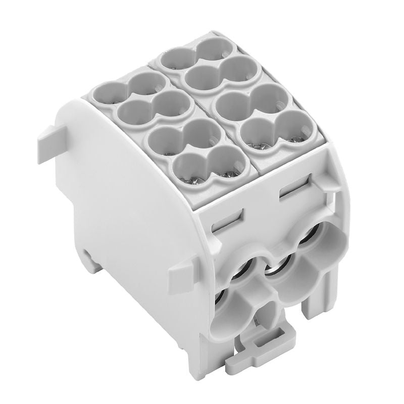 2731220000 - Light Grey Terminal Block, 25mm², 152A, 8 Connections  (Pack of 2)