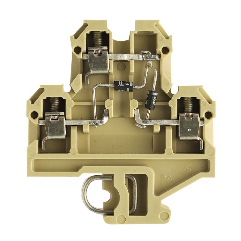 0523760000 - Beige 2-Level Terminal Block, 4 Connections, 54mm Deep  (Pack of 25)