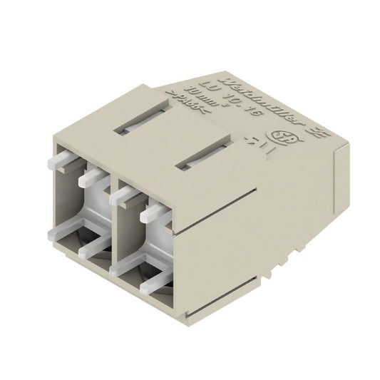 1791080000 - 10.16mm PCB Terminal, 90° Orientation, 3.2mm Pins, Pebble Grey  (Pack of 20)