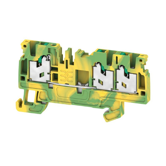 2674570000 - S3C 2.5 PE Green/Yellow Terminal with Snap-In Mechanism  (Pack of 50)