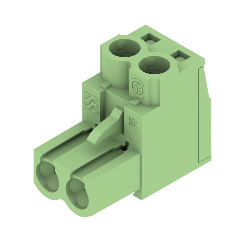 1204960000 - 5mm Female Plug Connector, 180-Degree Angle, UL Certified  (Pack of 180)