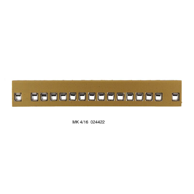 0244220000 - Yellow 2.5mm² Terminal Strip, 24A, 32 Connections  (Pack of 20)