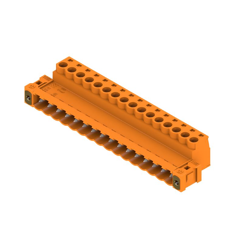 1846500000 - 5.08mm Male PCB Connector, 16 Poles at 180° Angle  (Pack of 18)