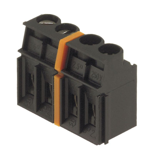 1753740000 - Orange PCB Terminal with Intermediate Plate, RoHS Compliant  (Pack of 100)