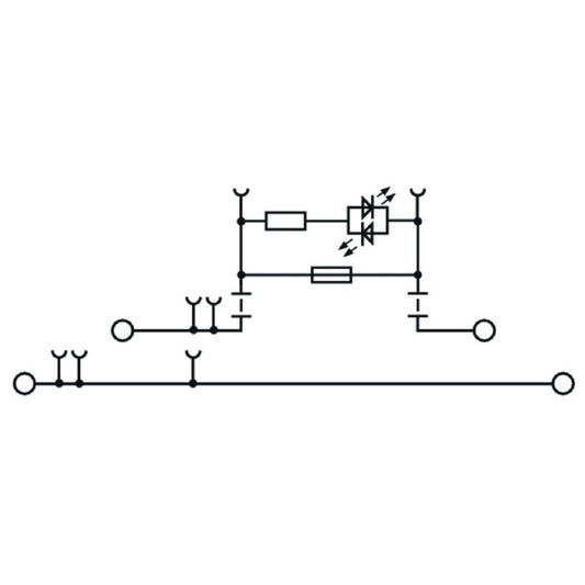 2893980000 - Blue 4-Wire Screw Connector for TS 35 Rail, 250V 6.3A  (Pack of 50)