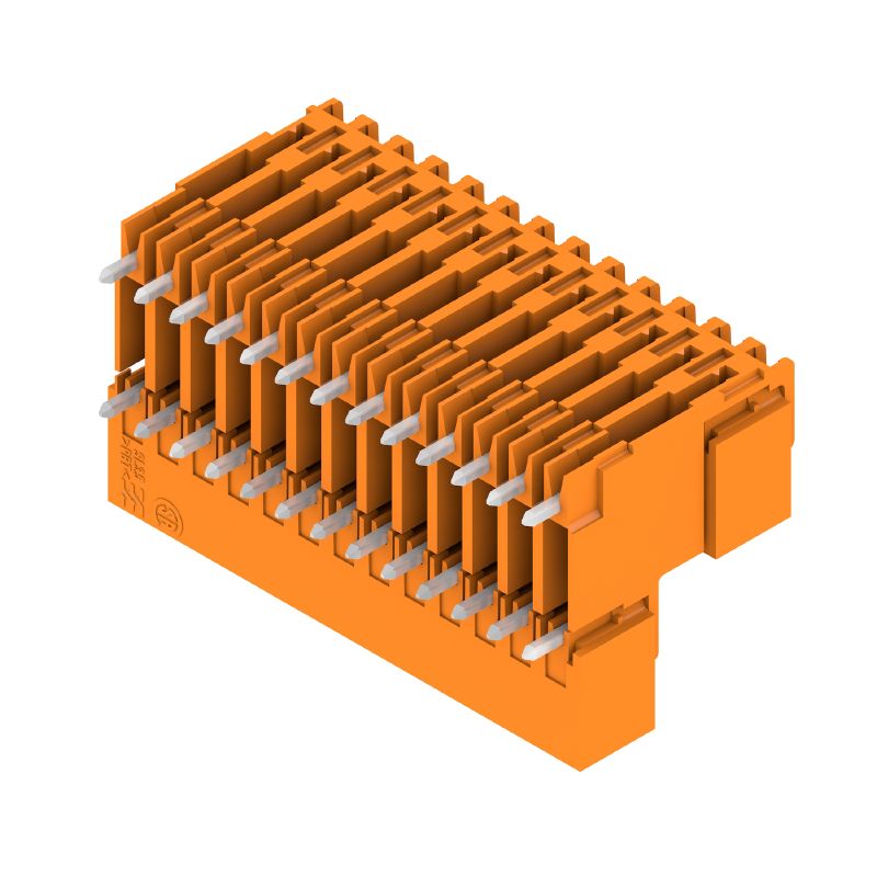 1890630000 - 26-Pole 3.5mm PCB Connector, THT Solder, Orange Finish  (Pack of 10)