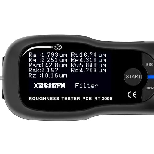 PCE-RT 2000BT - Portable Bluetooth Profilometer for Accurate Surface Measurement