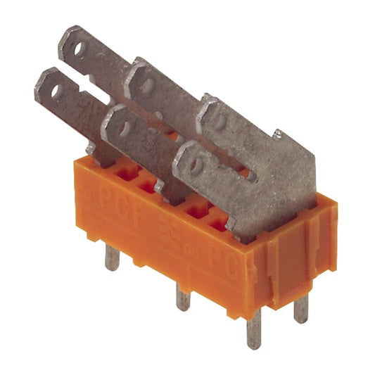 9512060000 - 11-Pole Orange Circuit Board Terminal with 3.5mm Solder Pin  (Pack of 50)