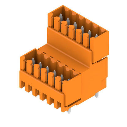 1641130000 - 3.50mm THT Male Header Connector, 12 Poles, Orange  (Pack of 50)