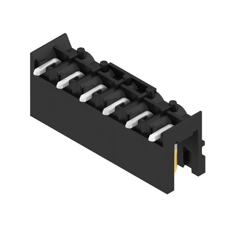 1886840000 - 5.08mm 6-Pole Male Header Connector, THT Solder, 90° Angle  (Pack of 350)