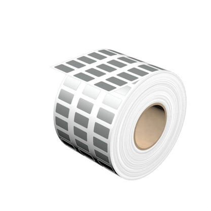 1356500000 - 9x17mm Silver Polyester Device Markers with Acrylate Adhesive