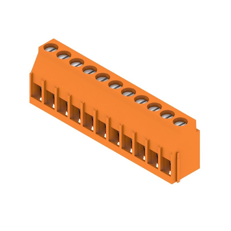 1001920000 - 5.08mm 11-Pole PCB Terminal, Orange, 90° Orientation  (Pack of 30)