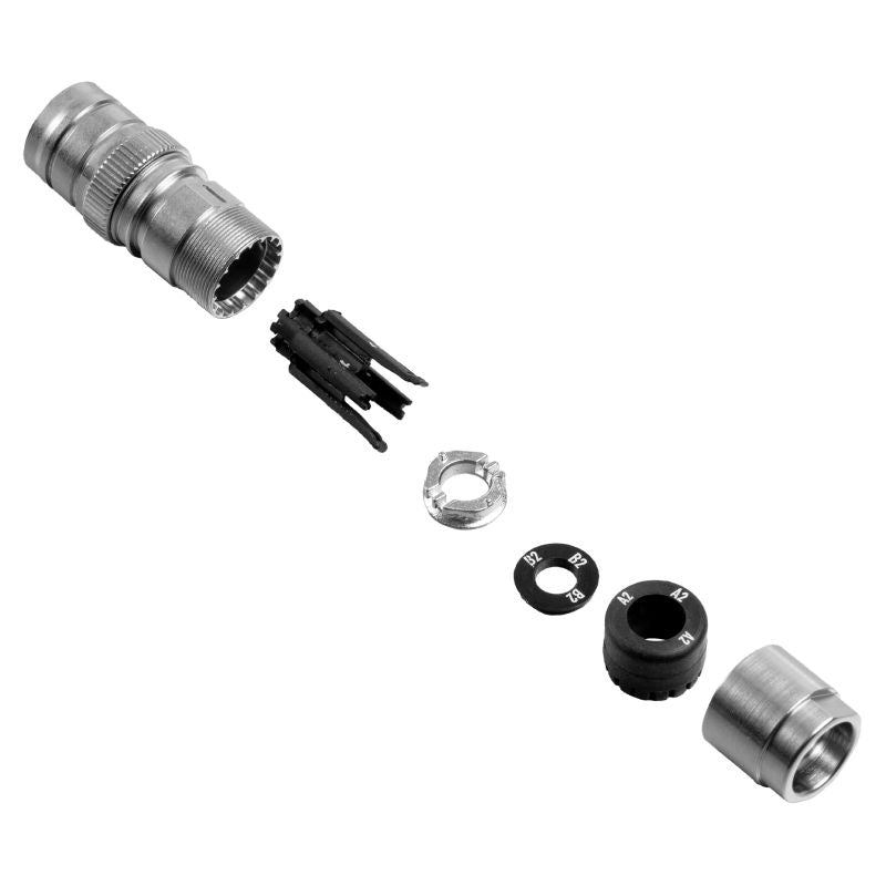 2672420000 - IP67 M12 Connector, 4-Pole, Gold-Plated, 4-9mm Cables