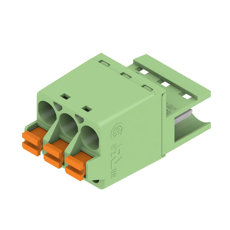 2009670000 - 5.08mm 3-Pole PCB Plug Connector with PUSH IN Technology  (Pack of 120)