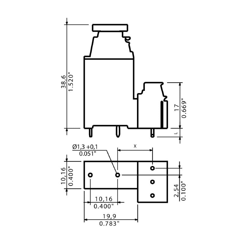 1495060000 - RoHS Compliant Single Pole PCB Terminal with Fuse, 50pcs  (Pack of 50)