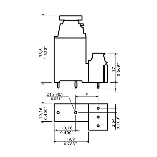 1495060000 - RoHS Compliant Single Pole PCB Terminal with Fuse, 50pcs  (Pack of 50)